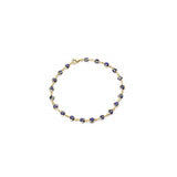 Pulseras de oro amarillo real de 14 quilates 3 colores