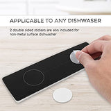 Imán para lavavajillas, indicador sucio limpio para cocina, lavavajillas, fácil de leer y fuerte deslizamiento para cambiar señales, diseño elegante y conveniente, imán resistente con pegatinas opcionales