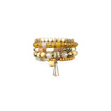 Pulseras y tobilleras con mezcla de cuenta