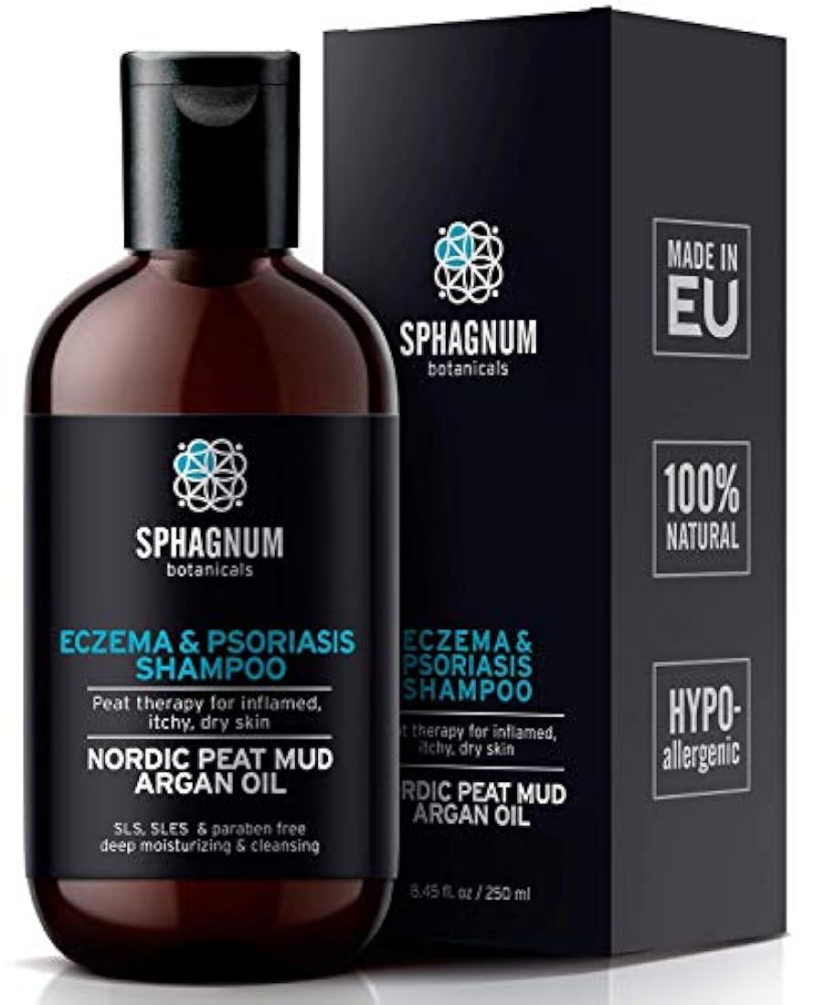 Champú para psoriasis con barro de turba