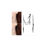 Aretes de remache largos y cortos estilo retro