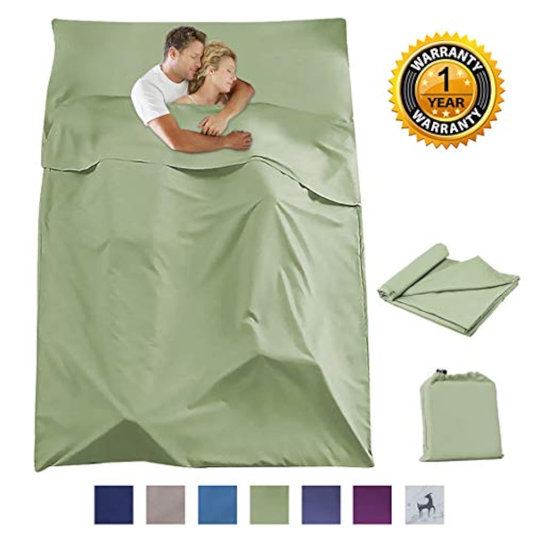 Saco de dormir para viaje, camping, ligero, transpirable
