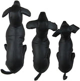 Maniquí de perro sentado WOWOWMEOW, tamaño L, modelo negro