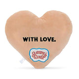 Peluche de galleta con corazón marrón-rosa, 11.1in, Kidrobot