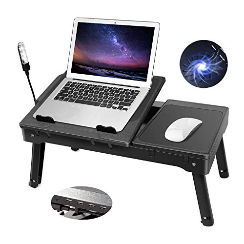 Moclever - Mesa para laptop para cama, multifuncional