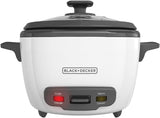 Arrocera BLACK+DECKER 16 Tazas, Cesta Vapor, RC516, Antiadherente