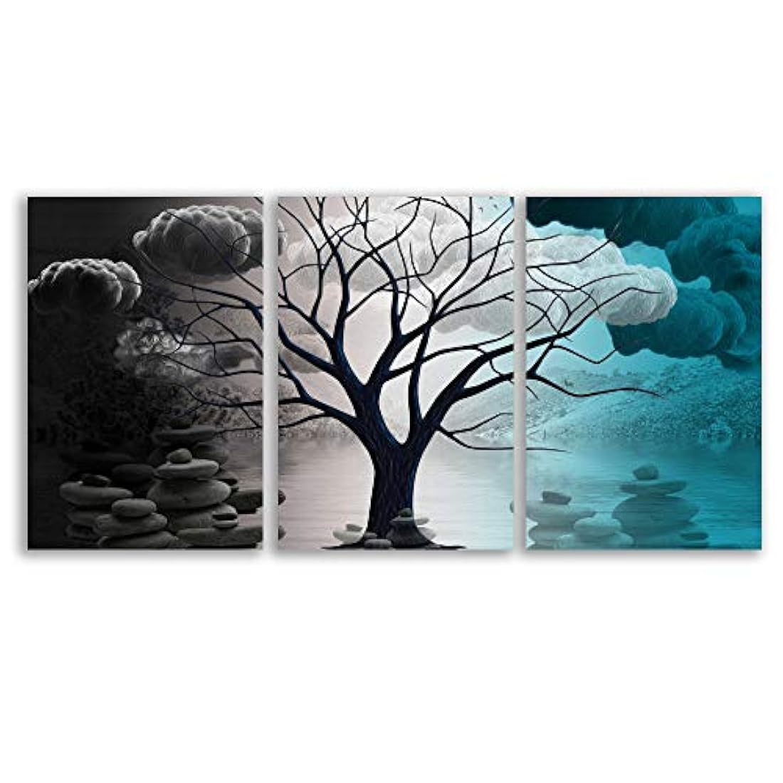 Wall26 - Lienzo decorativo para pared, diseño abstracto