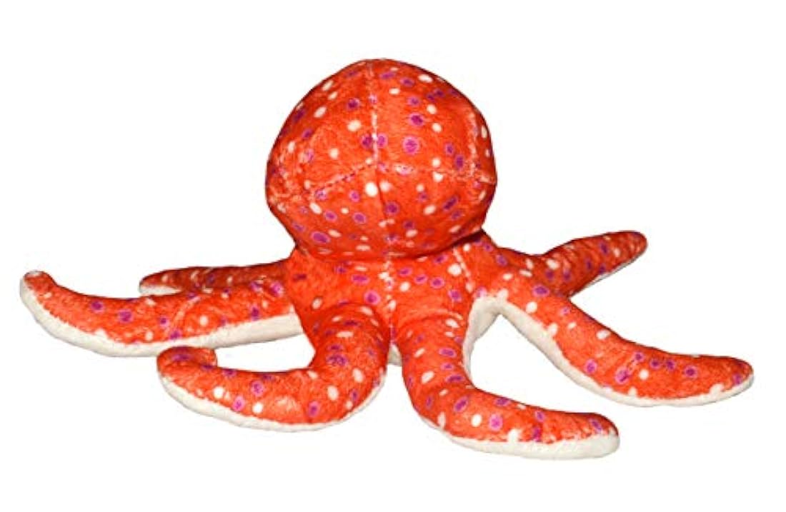 Peluche diseño de Pulpo color naranja, 10.0in, Wild Republic