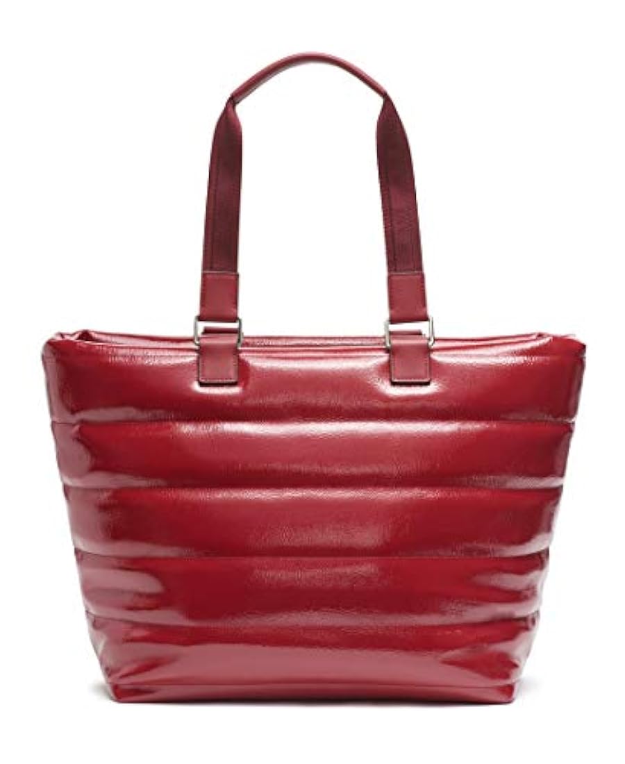 Bolso de nailon de piel sintética rojo, Calvin Klein