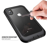 Eonfine - Carcasa para iPhone X y iPhone Xs de 5.8 Negro