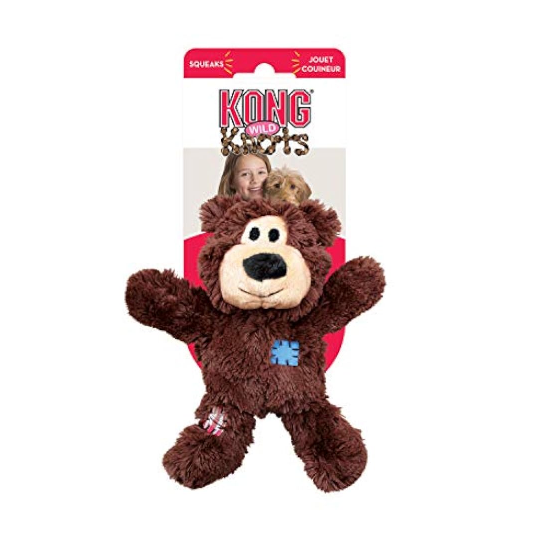 KONG Wild Knots Juguete para perro con diseño de oso