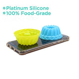 Paquete de 24 mini tazas de silicona para hornear cupcakes