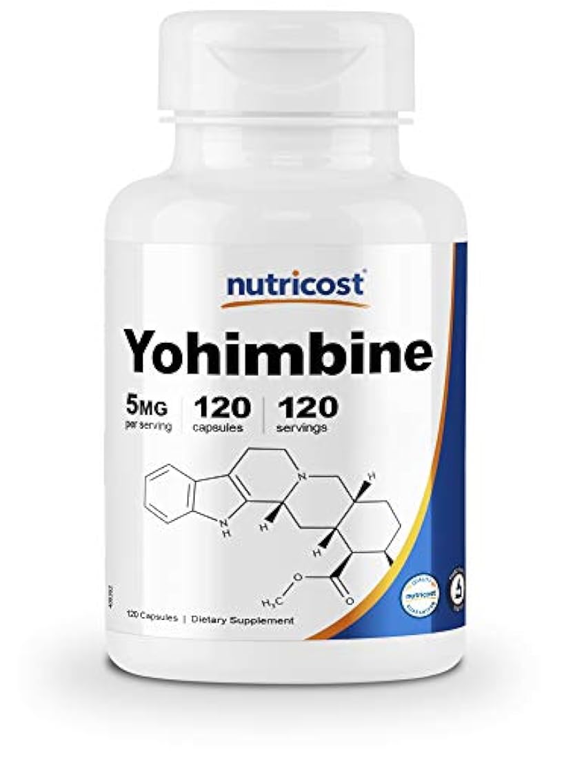 Suplemento Nutricost HCL 5 mg Fuerza Extra botella, 1