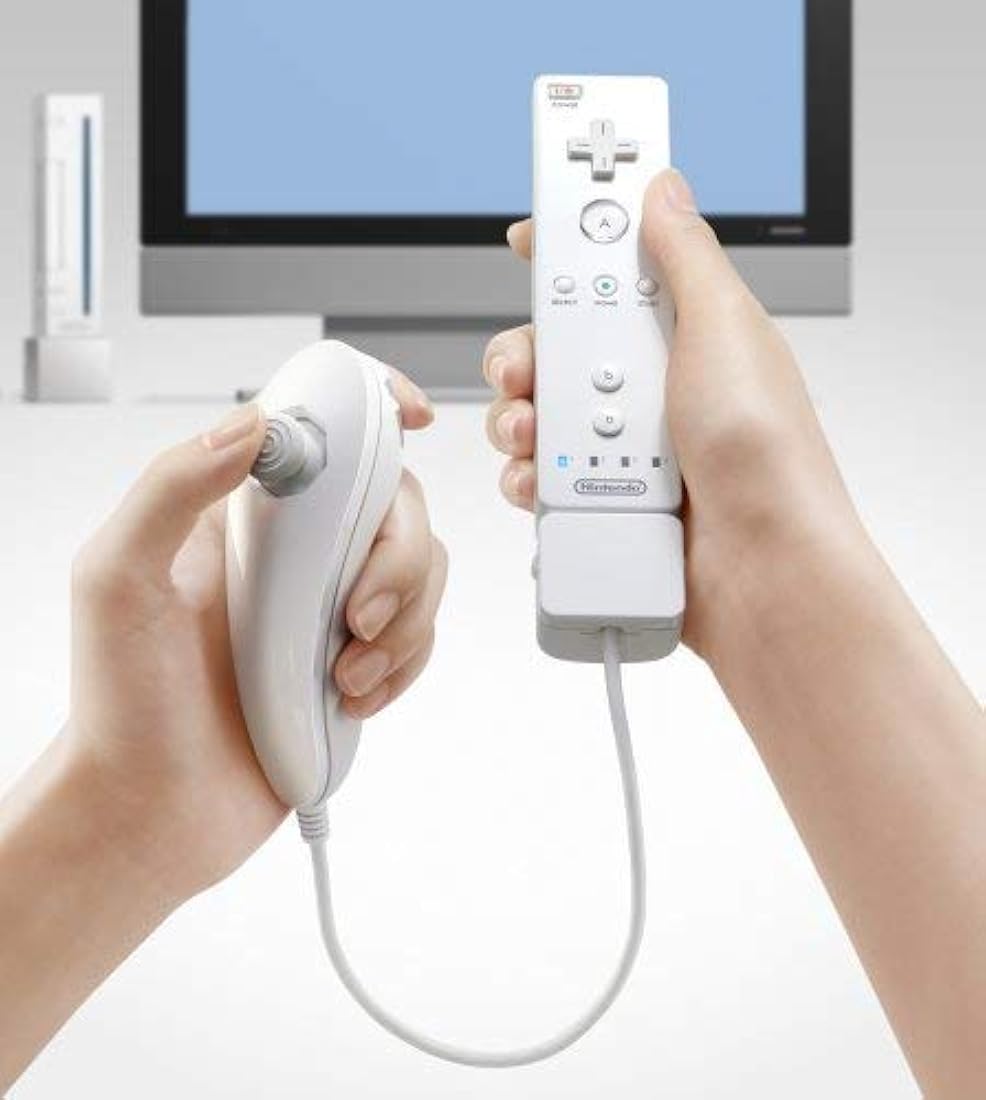 Consola  color blanca