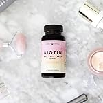 Biotina 10000 mcg para el cabello, uñas y piel