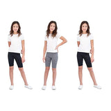Shorts deportivos para niñas por 3 unidades
