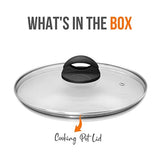 Tapa de olla de cocina duradera NUTRICHEF ‎PRTNCCW12CPCOVER