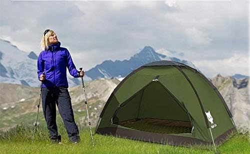 Tienda Nocturna Carpa Ligera Impermeable 1-2 Personas 2.2x1.2m
