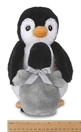 peluches de Pingüino madre con bebé, 10.0 in
