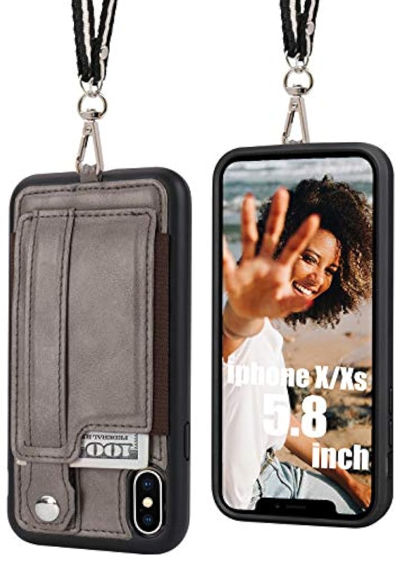 Funda tipo cartera para iPhone X/Xs,