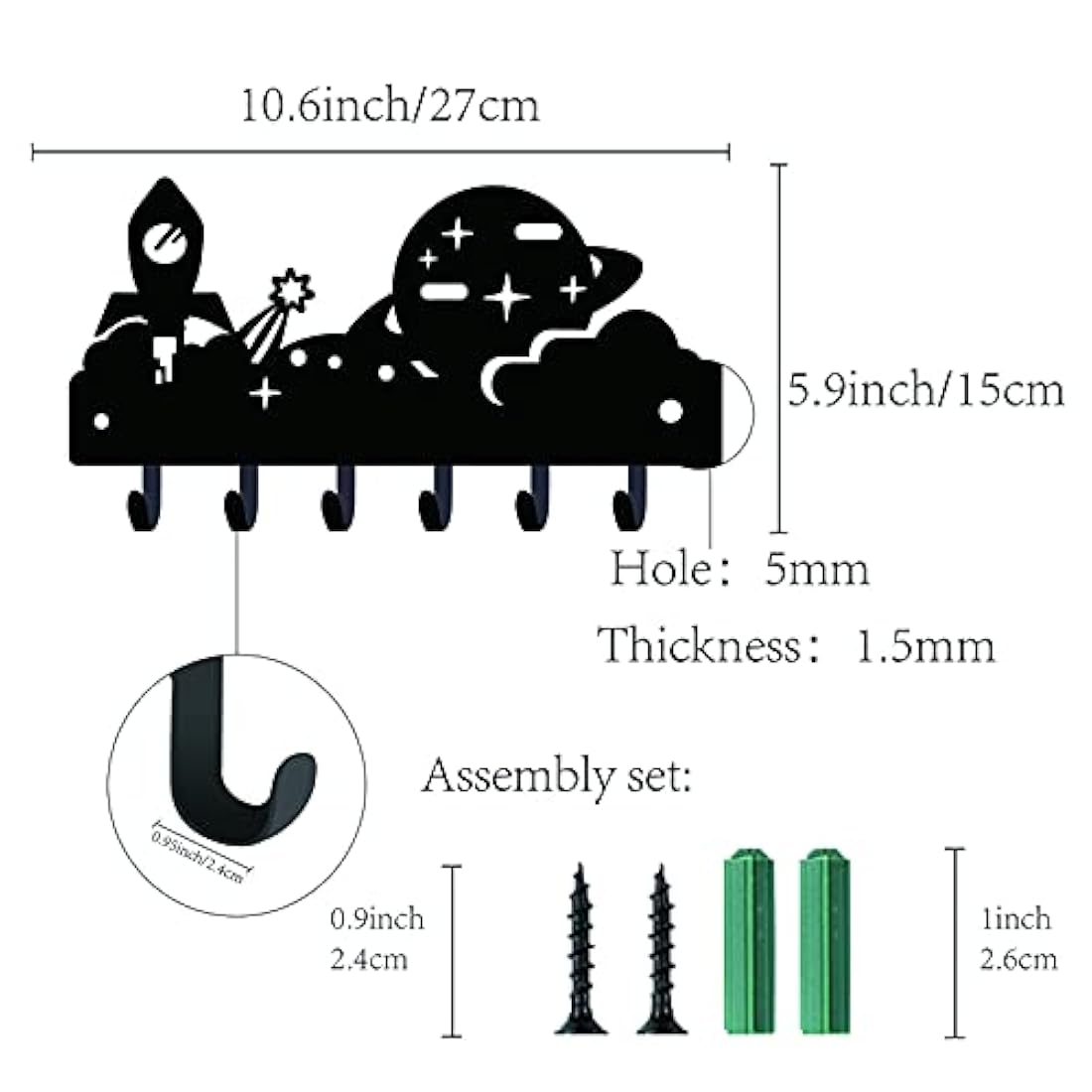 Porta Llaves  Colgador para llaves de pared