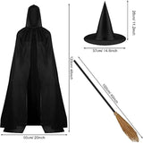 Disfraces 3 piezas Unisex Halloween Bruja