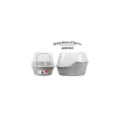 Caja de arena para gatos con capucha extra grande