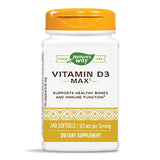 Nature's Way Vitamina D3 Max, 125 mcg por porción, 240 cápsulas blandas