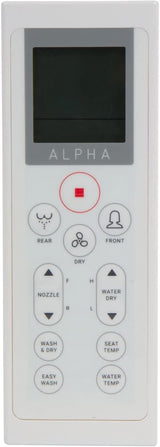 Asiento de inodoro bidet ALPHA, agua caliente, JX2