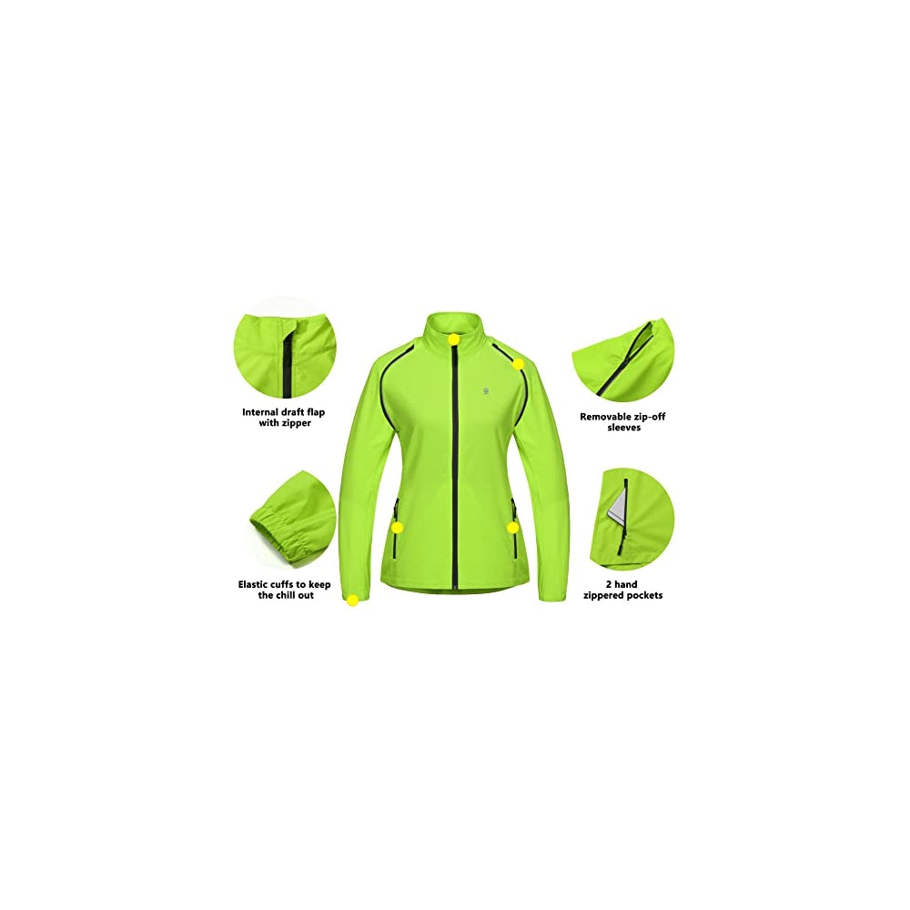chaqueta deportiva para dama color verde Tamaño:  XS