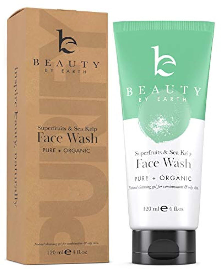 Limpiador facial orgánico y natural en gel Beauty by Earth