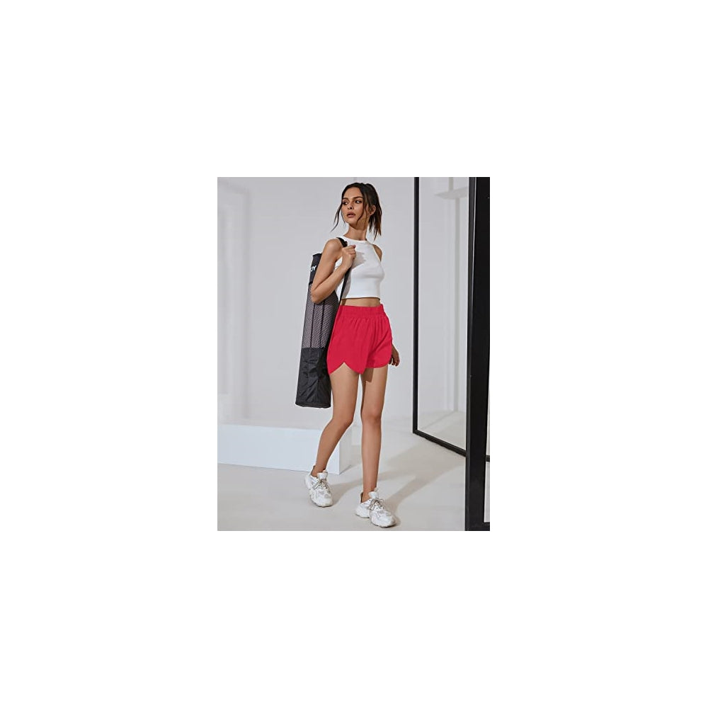 Shorts cortos y elásticos de cintura alta talla XL