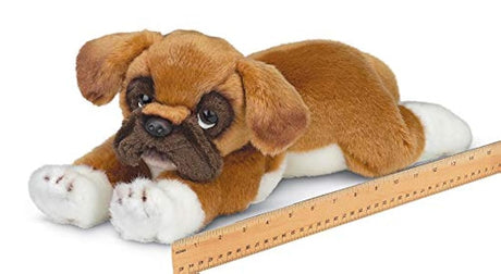 Peluche de  Rascoe perro boxeador, 15 pulgadas