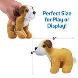 24 juguetes en forma de perros de peluche