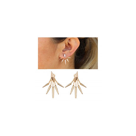 Aretes  elegantes de cristal con diseño de lágrima