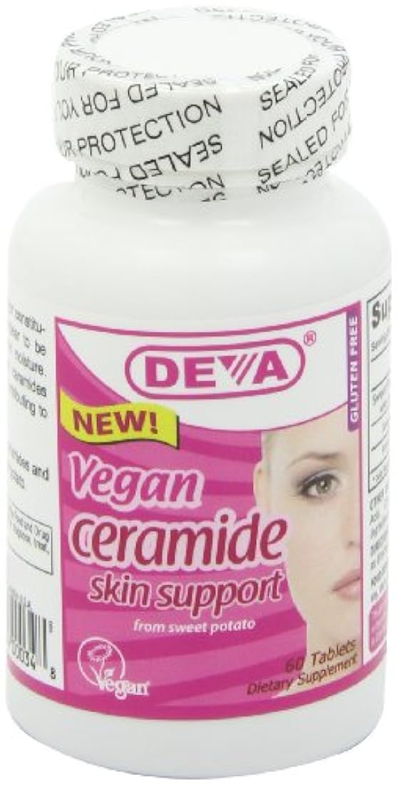 Deva Nutrition Deva Vegan Ceramide Skin Support, 30001, 60, 1