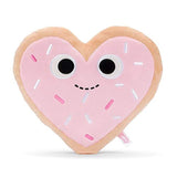Peluche de galleta con corazón marrón-rosa, 11.1in, Kidrobot