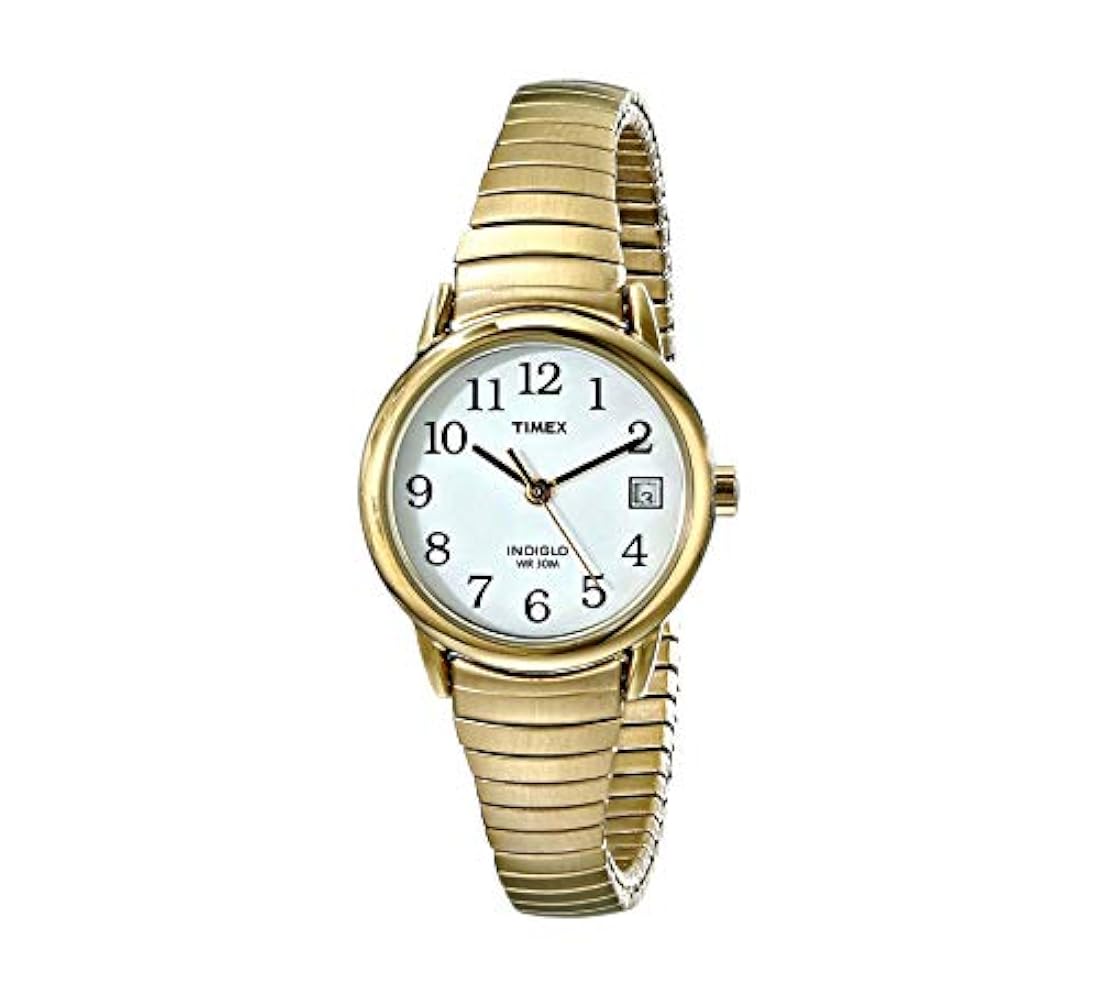 Reloj de fecha banda de expansión para mujer
