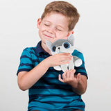 Oso de peluche con ojos grandes y brillantes, 6 pulgadas
