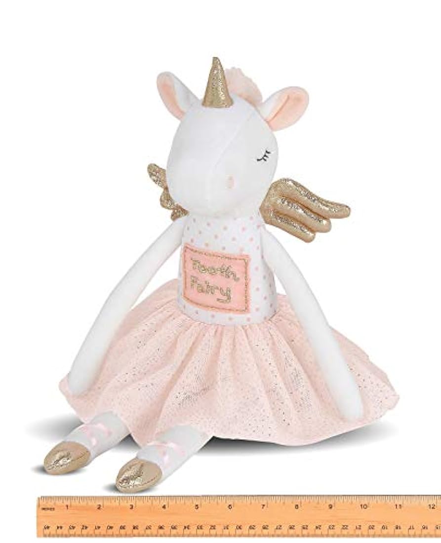Muñeco de peluche suave con dientes de unicornio