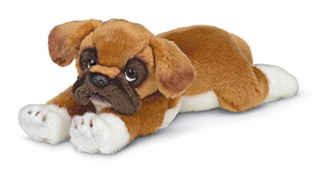 Peluche de  Rascoe perro boxeador, 15 pulgadas