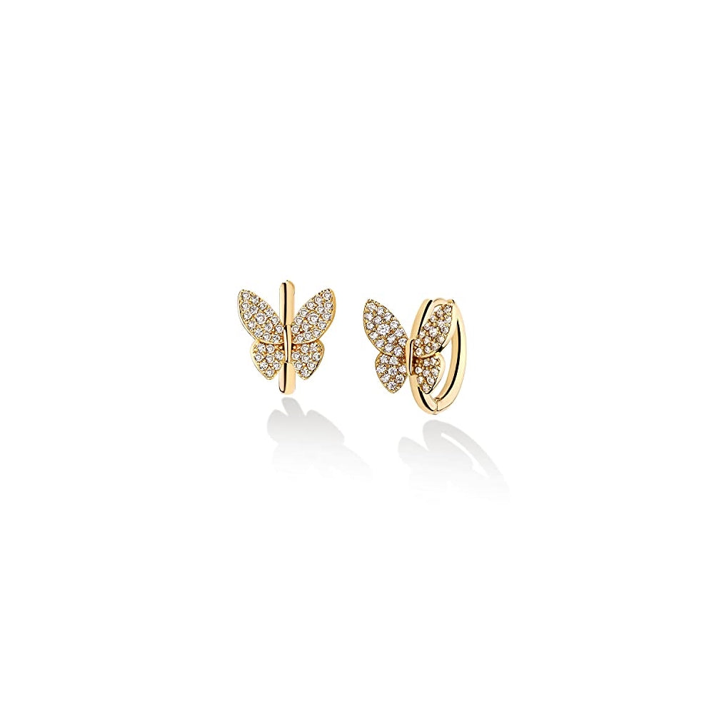 Aretes de presión pequeños para mujer