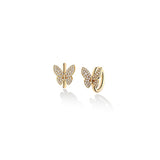 Aretes de presión pequeños para mujer