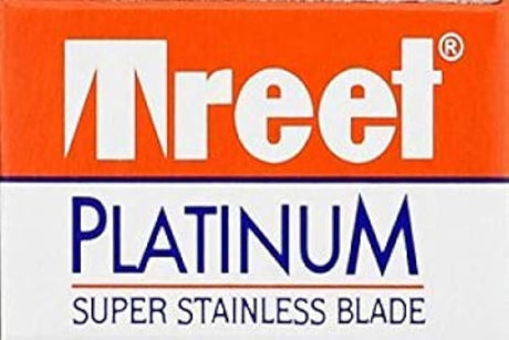 Treet Platinum Super Cuchillas de doble filo inoxidable