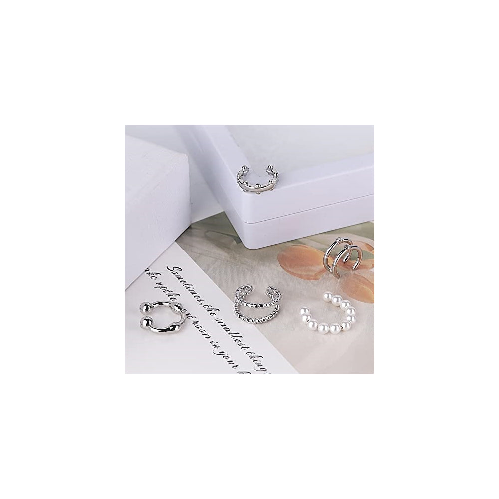 Aretes ajustables sin perforación para mujer