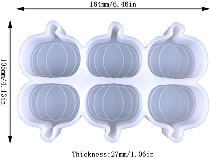 Molde de Silicona para Frescos de Calabaza, 6 en 1, Multiusos