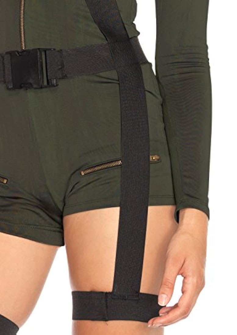 Disfraz de top gun para mujer.