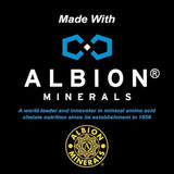 (3 botellas) Potente glicinato ZINC de Albion® potenciado con 5 minerales de traza extra esenciales para apoyar el metabolismo, ADN y suplemento mejorado 90 cápsulas veganas a base de plantas