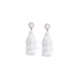 Aretes de borla de colores diseño bohemio  para mujer
