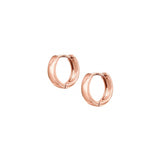 Aretes de plata tipo argolla para mujer